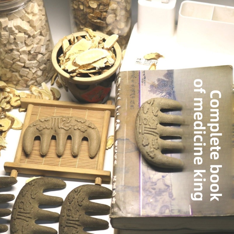Hair Care Herbal - Ancient Herbal Aromatic Wooden Comb Polygonum