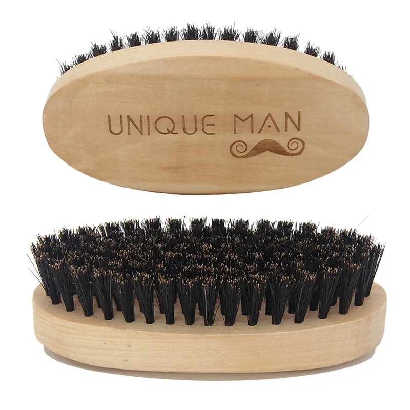 Hair Care Kit - Wooden Hair Beard Brush For Men