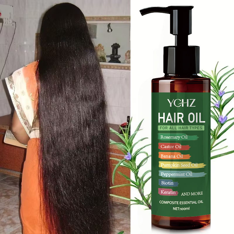 Hair Care Tips - 7-in-1 Hair Care Oil, Containing Rosemary