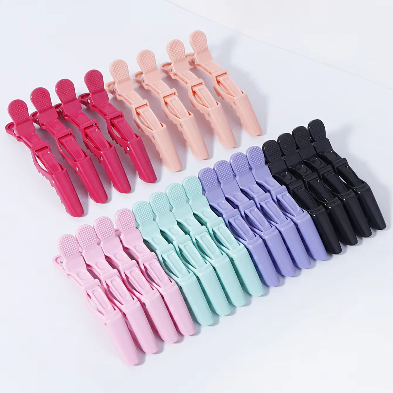Hair Care Kit - Hairdressing crocodile clip set, duckbill partition