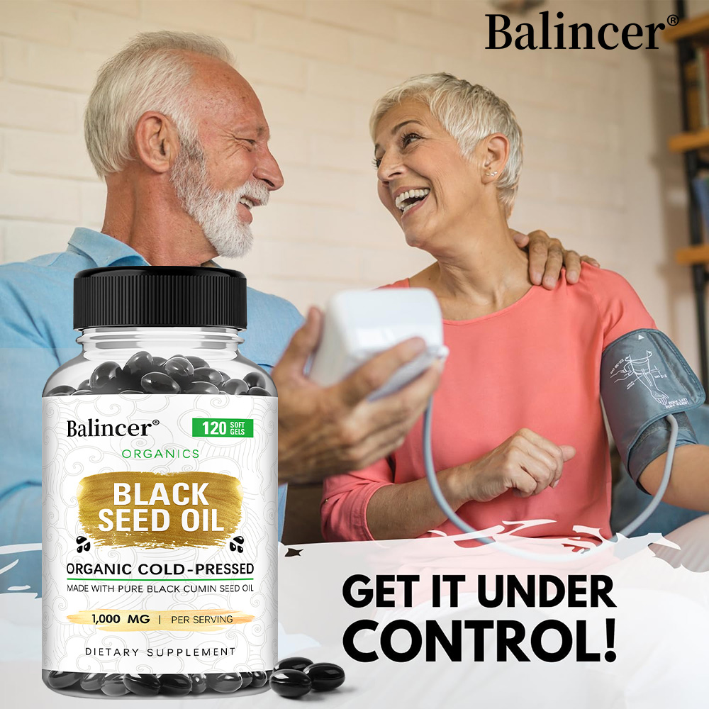 Castor Oil Cold Press - Organic Black Cumin Seed Oil 1000mg