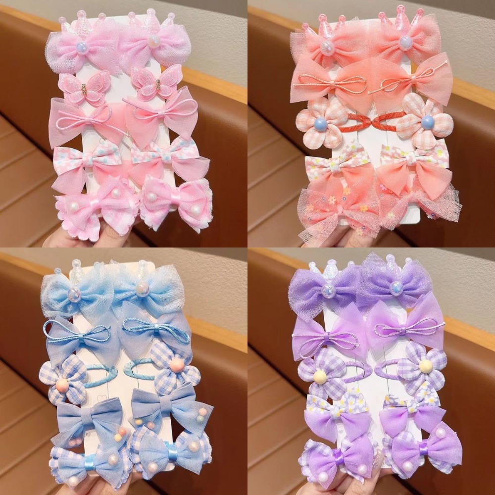 10Pcs/Set Cute Bows Baby Hairc - Hair Care Kit ulasan dan harga