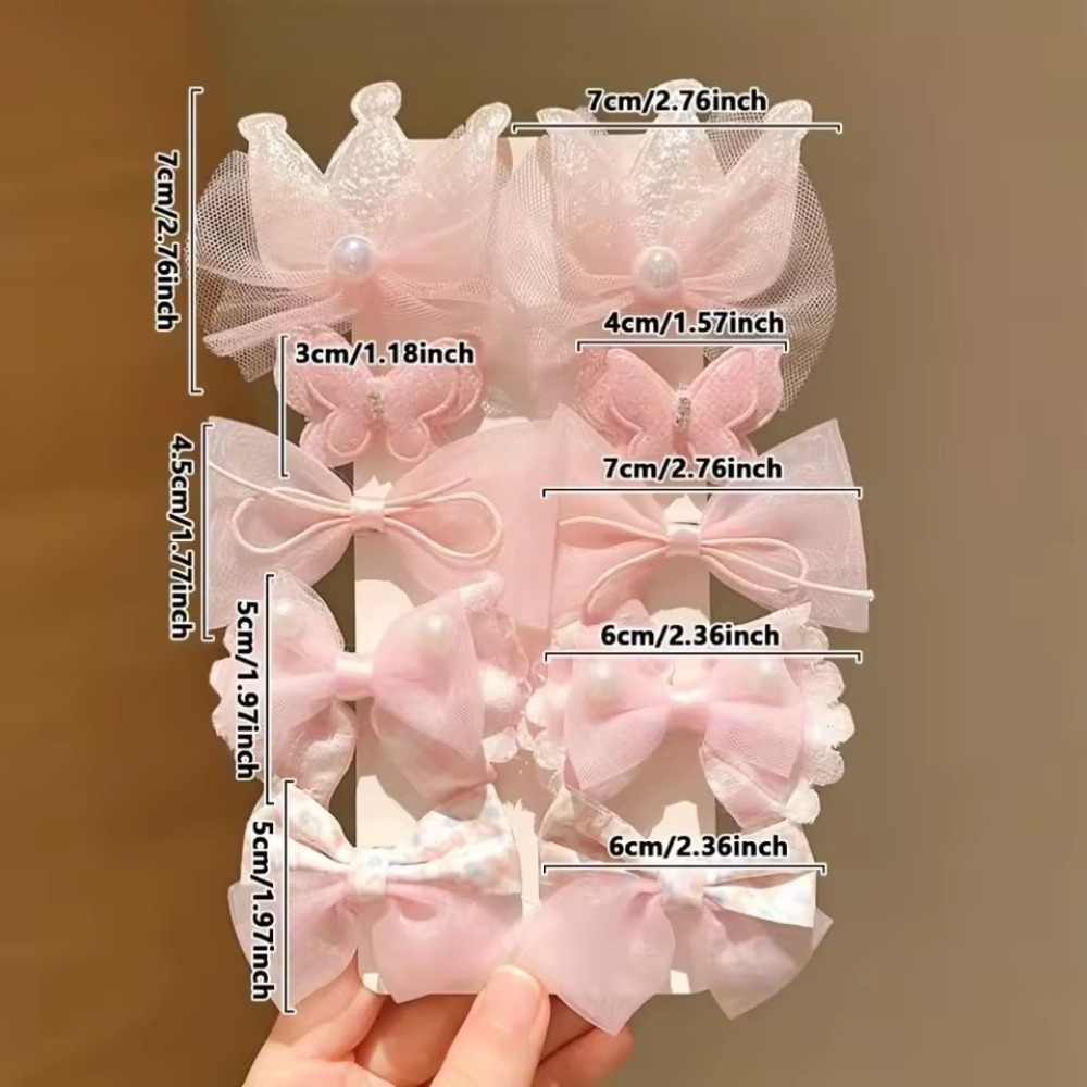 10Pcs/Set Cute Bows Baby Hairc - Hair Care Kit ulasan dan harga