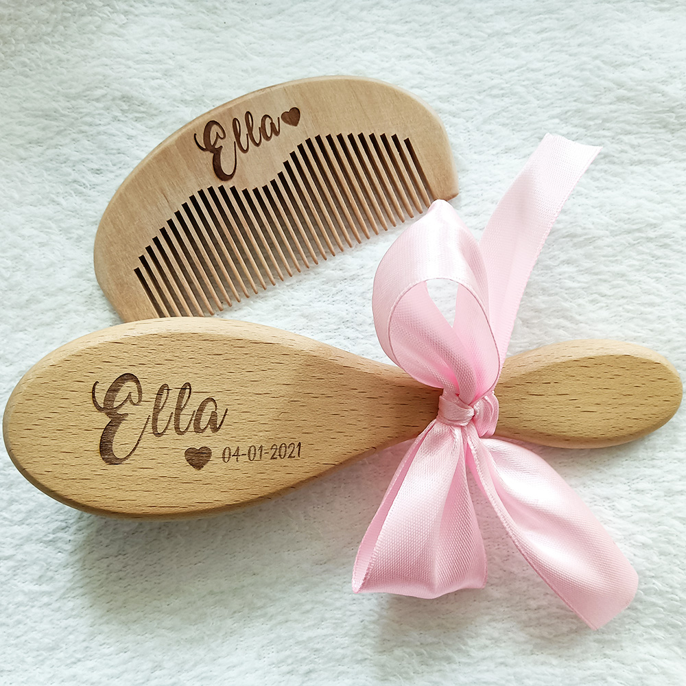 Custom Name Baby Bathing Comb  - Hair Care Names ulasan dan harga