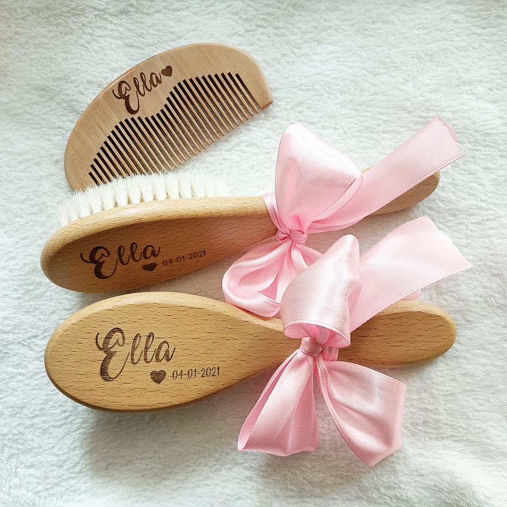 Custom Name Baby Bathing Comb  - Hair Care Names ulasan dan harga