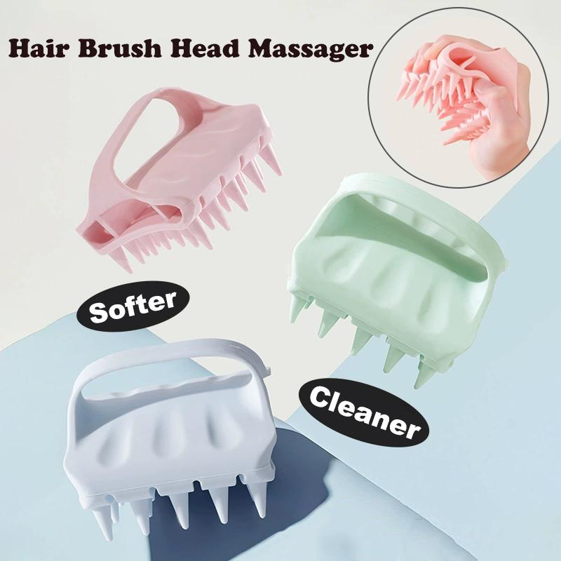 Scalp Massager Shampoo Brush H - Hair Care Dandruff ulasan dan harga
