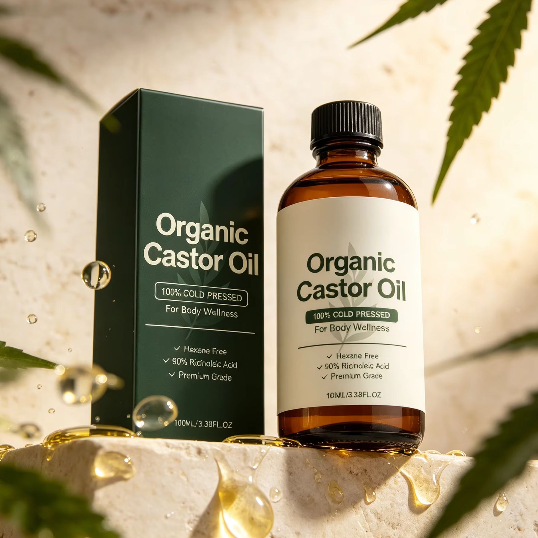 Organic Castor Oil Cold Press  - Castor Oil Cold Press ulasan dan harga