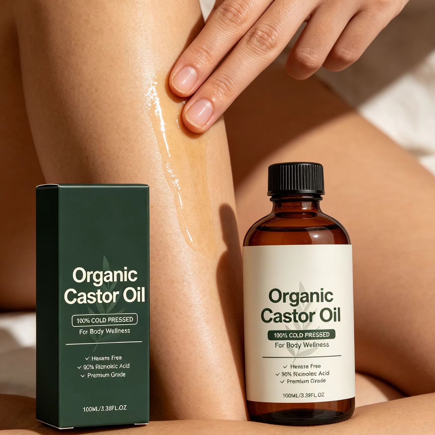 Organic Castor Oil Cold Press  - Castor Oil Cold Press ulasan dan harga