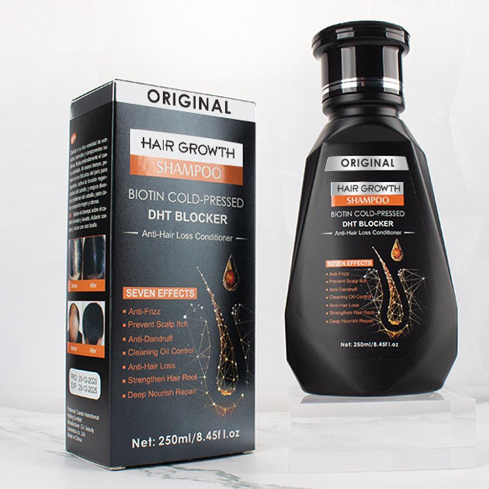 250ML Biotin Shampoo With Comb - Hair Care Dandruff ulasan dan harga