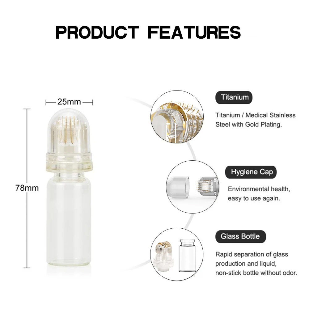 Hydra Derma Roller 64pin Micro - Hair Care Hair Serum ulasan dan harga