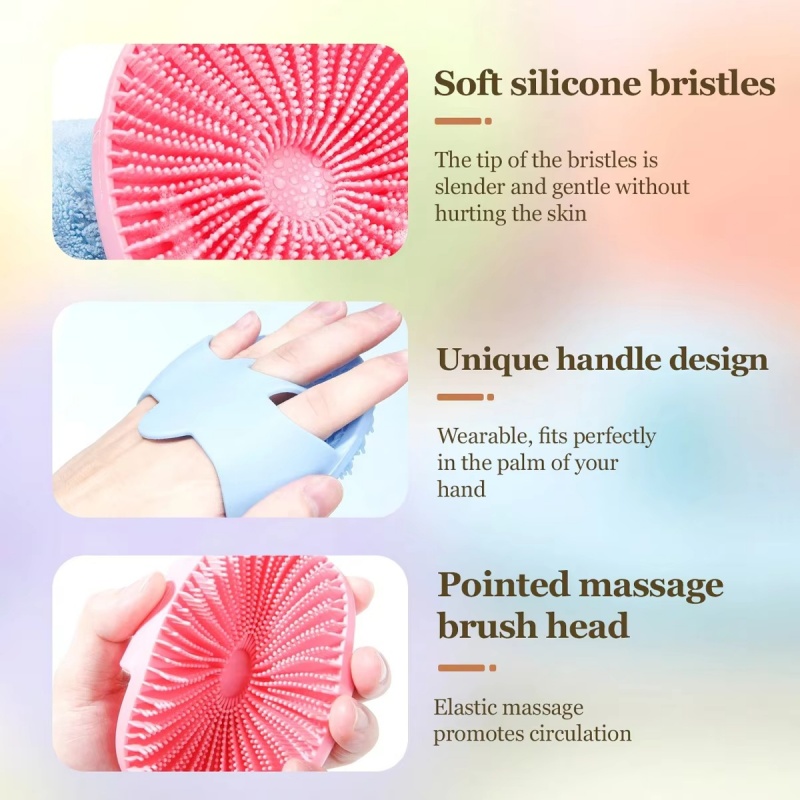 2Pcs Silicone Scalp Massage Br - Hair Care Dandruff ulasan dan harga