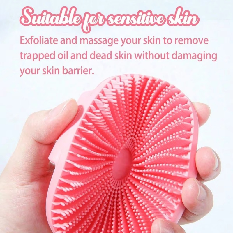 2Pcs Silicone Scalp Massage Br - Hair Care Dandruff ulasan dan harga