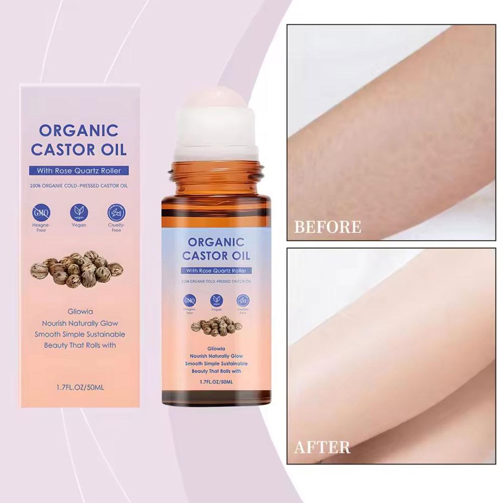 50ml Organic Castor Oil Rose Q - Castor Oil Cold Press ulasan dan harga