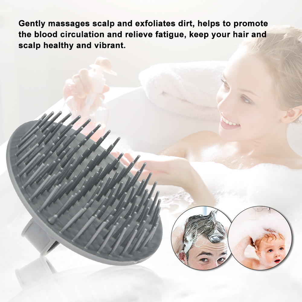 Silicone Shampoo Brush Scalp M - Hair Care Dandruff ulasan dan harga