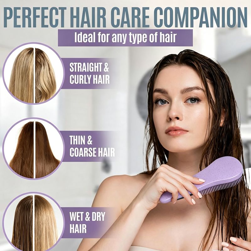 Wheat Straw Scalp Massage Brus - Hair Care Kit ulasan dan harga