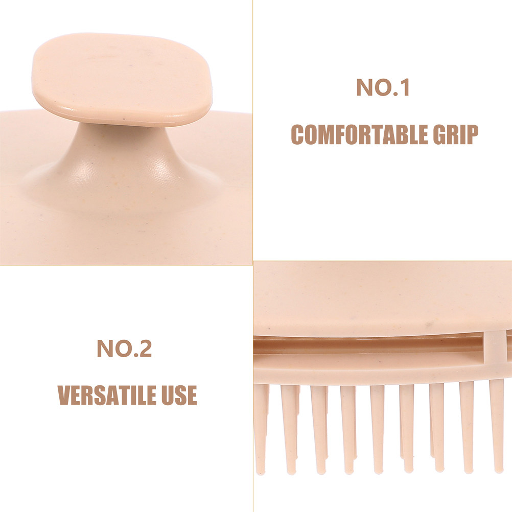 2Pcs Small Shampoo Brush Silic - Hair Care Dandruff ulasan dan harga