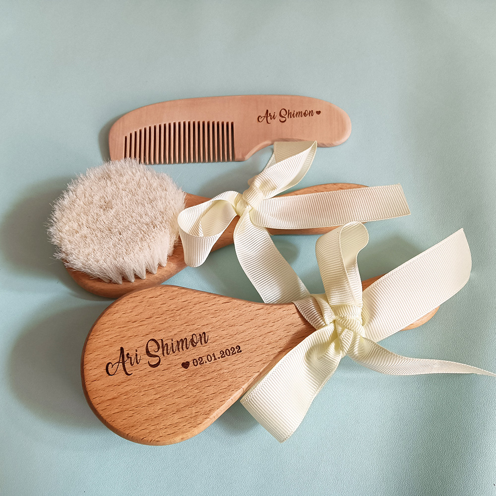 Baby Bathing Comb with Custom  - Hair Care Names ulasan dan harga