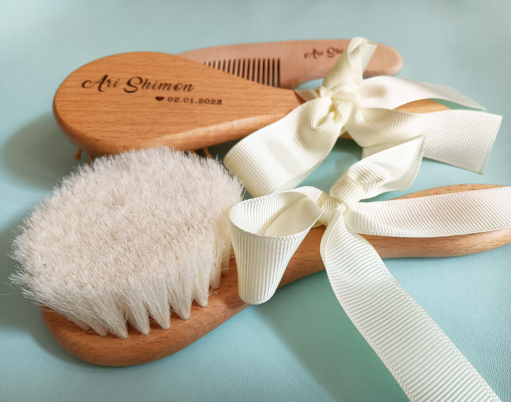 Baby Bathing Comb with Custom  - Hair Care Names ulasan dan harga