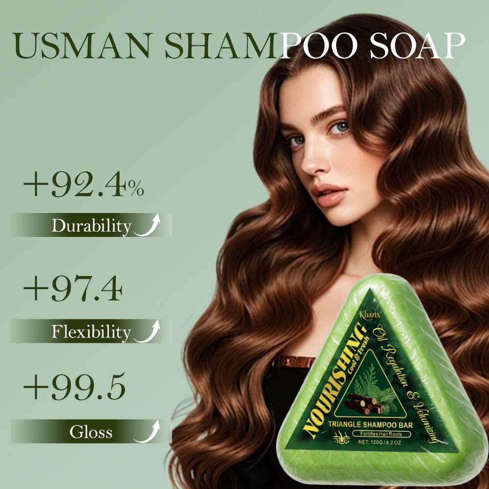 Green Triangle Soap Shampoo Ba - Hair Care Herbal ulasan dan harga