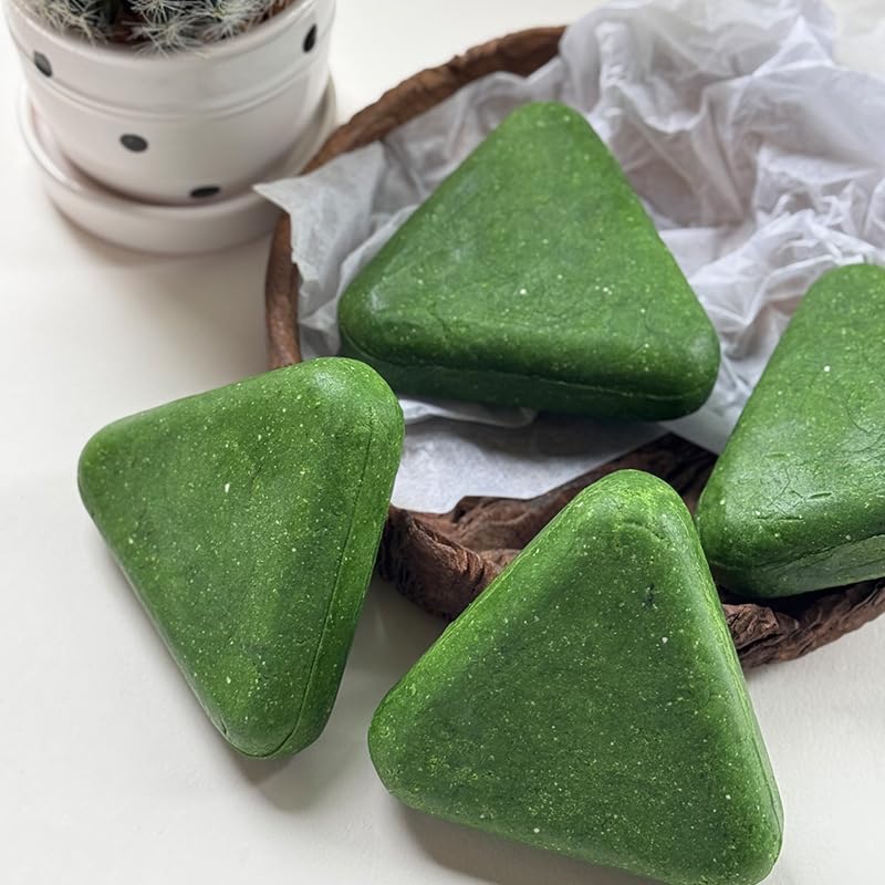 Green Triangle Soap Shampoo Ba - Hair Care Herbal ulasan dan harga