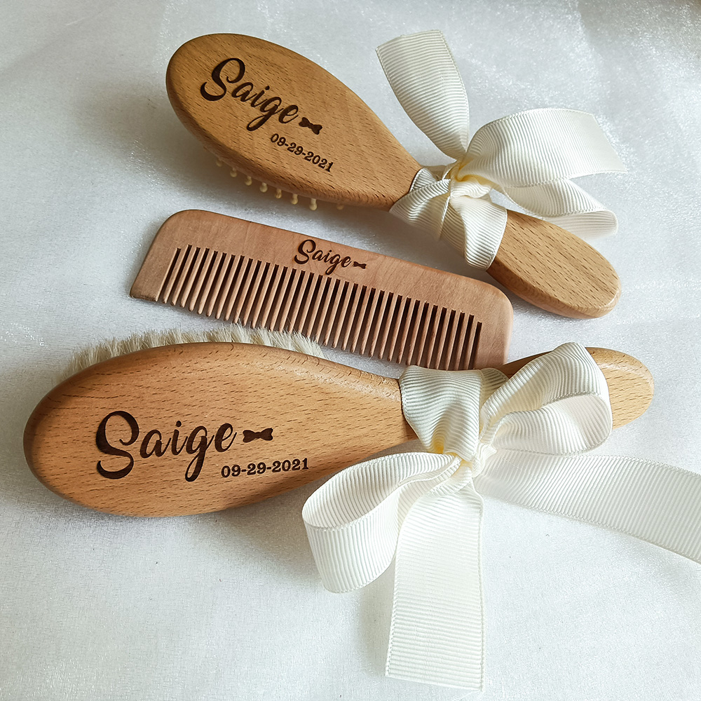 Custom Name Baby Bathing Comb  - Hair Care Names ulasan dan harga