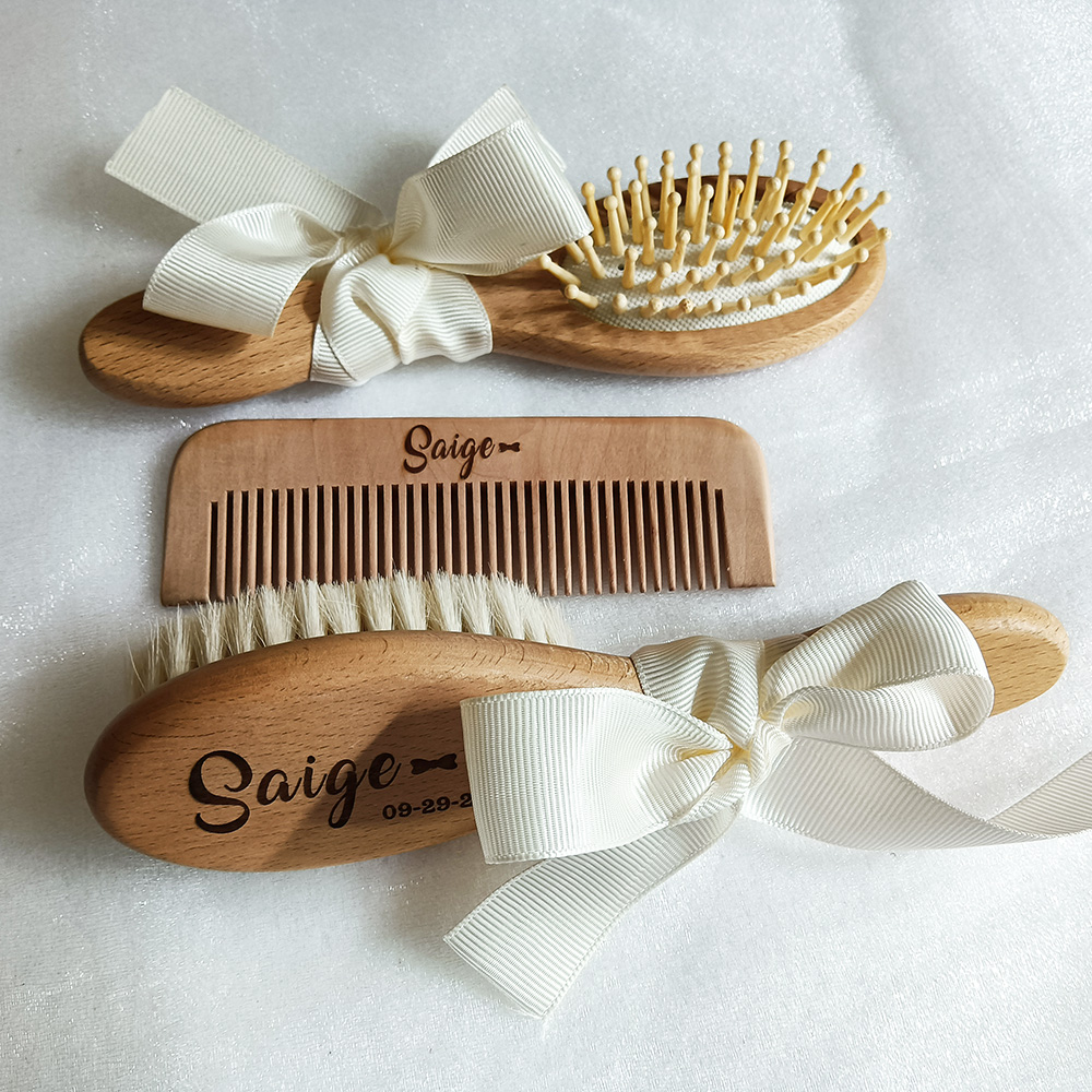 Custom Name Baby Bathing Comb  - Hair Care Names ulasan dan harga