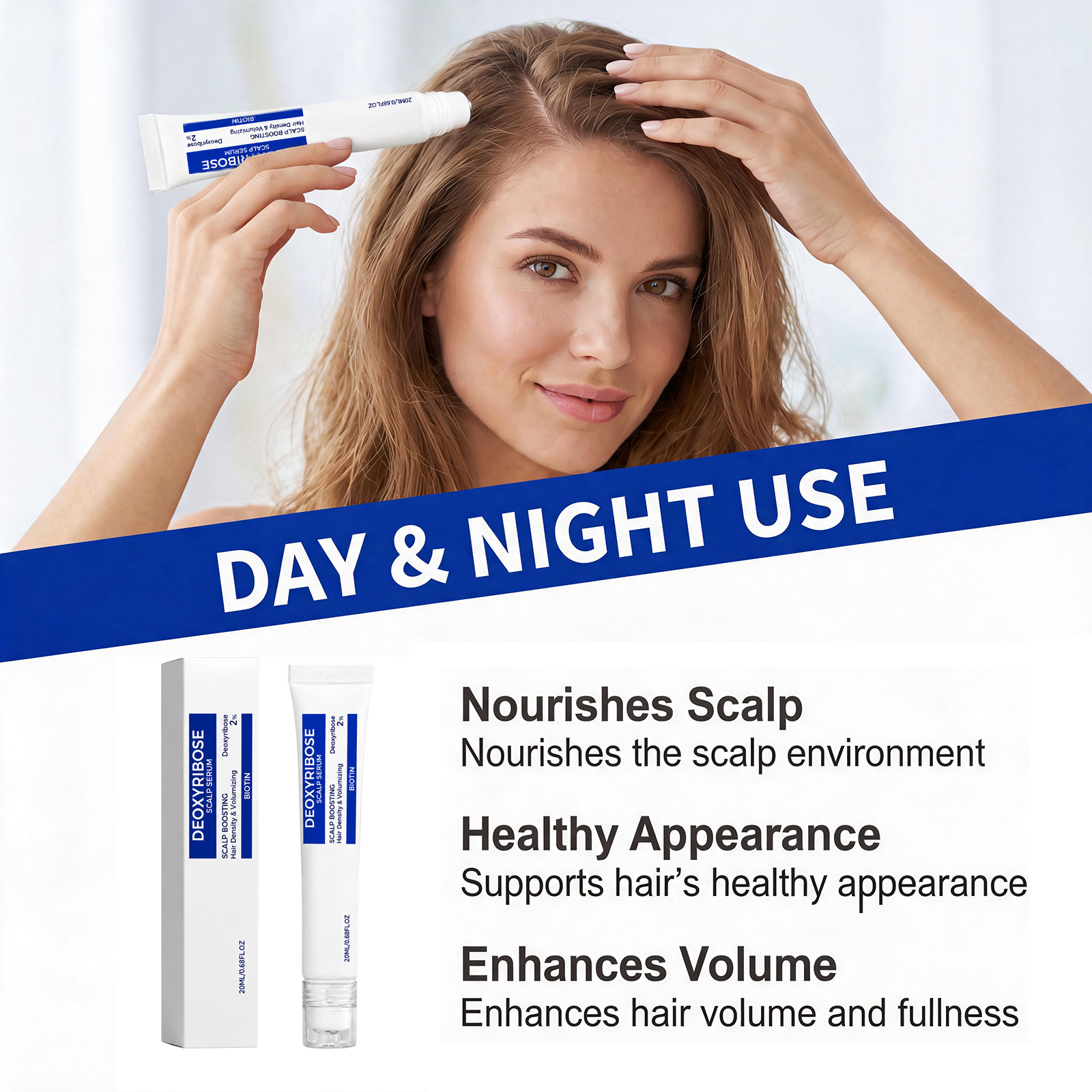 Scalp Serum with Deoxyribose A - Hair Care Hair Serum ulasan dan harga