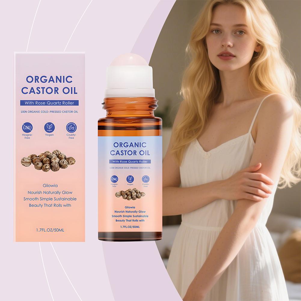 50ml Organic Castor Oil Roll-O - Castor Oil Cold Press ulasan dan harga