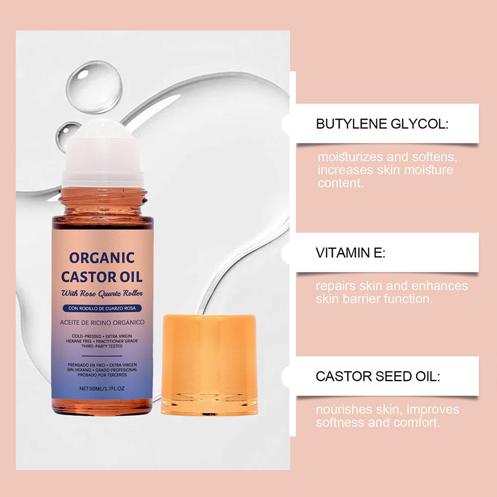 50ml Organic Castor Oil Roll-O - Castor Oil Cold Press ulasan dan harga