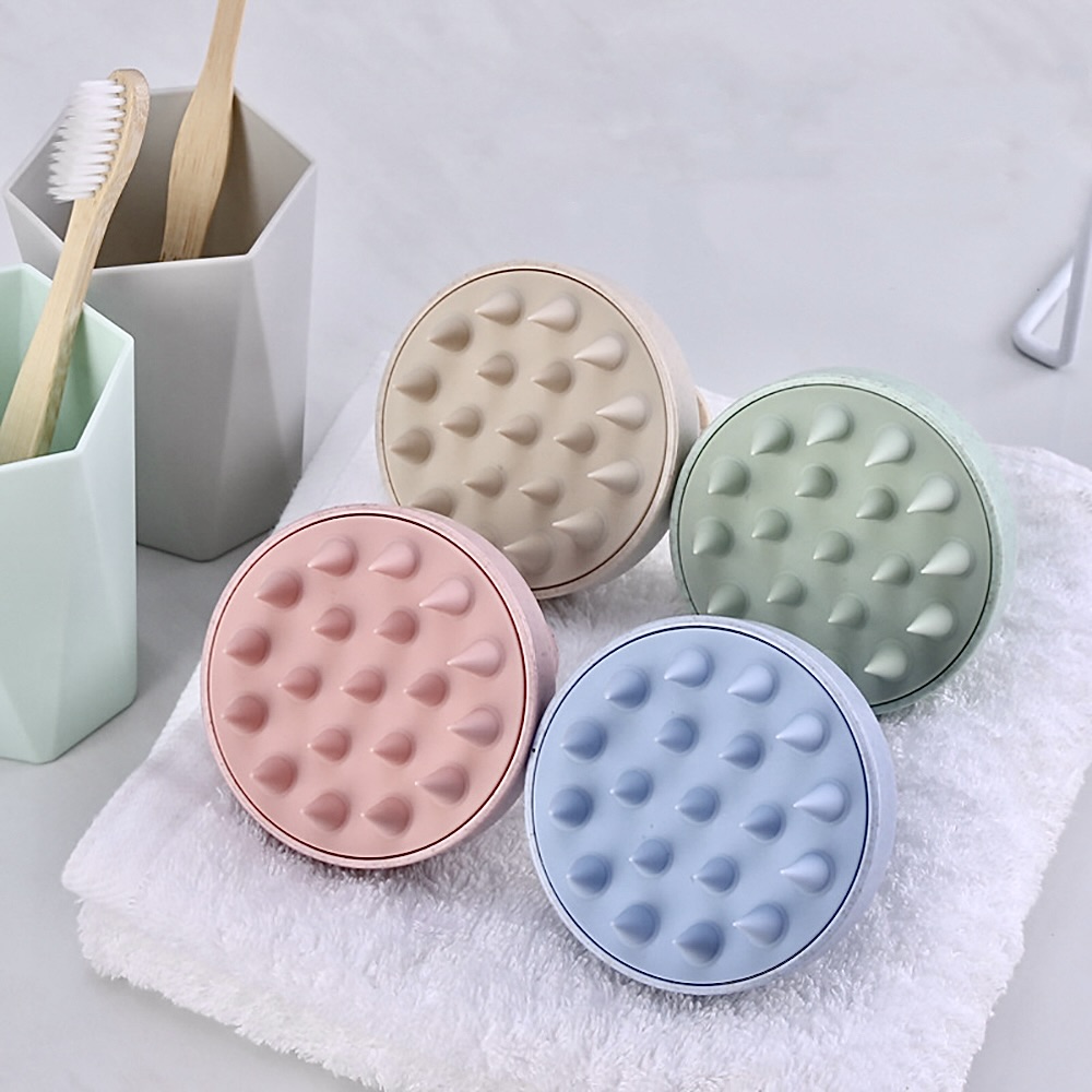 Wheat Straw Silicone Head Wash - Hair Care Dandruff ulasan dan harga