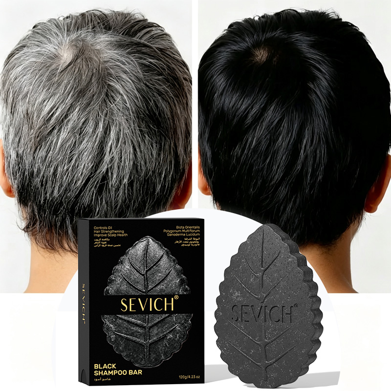 Black Shampoo Soap Bar Gray Ha - Hair Care Herbal ulasan dan harga