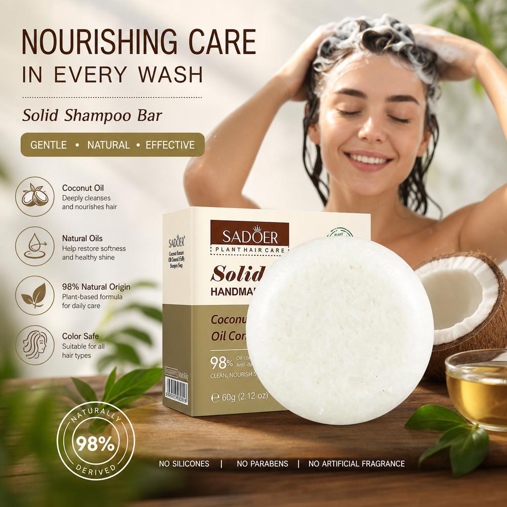 Natural Coconut Shampoo Bar fo - Hair Care Dandruff ulasan dan harga