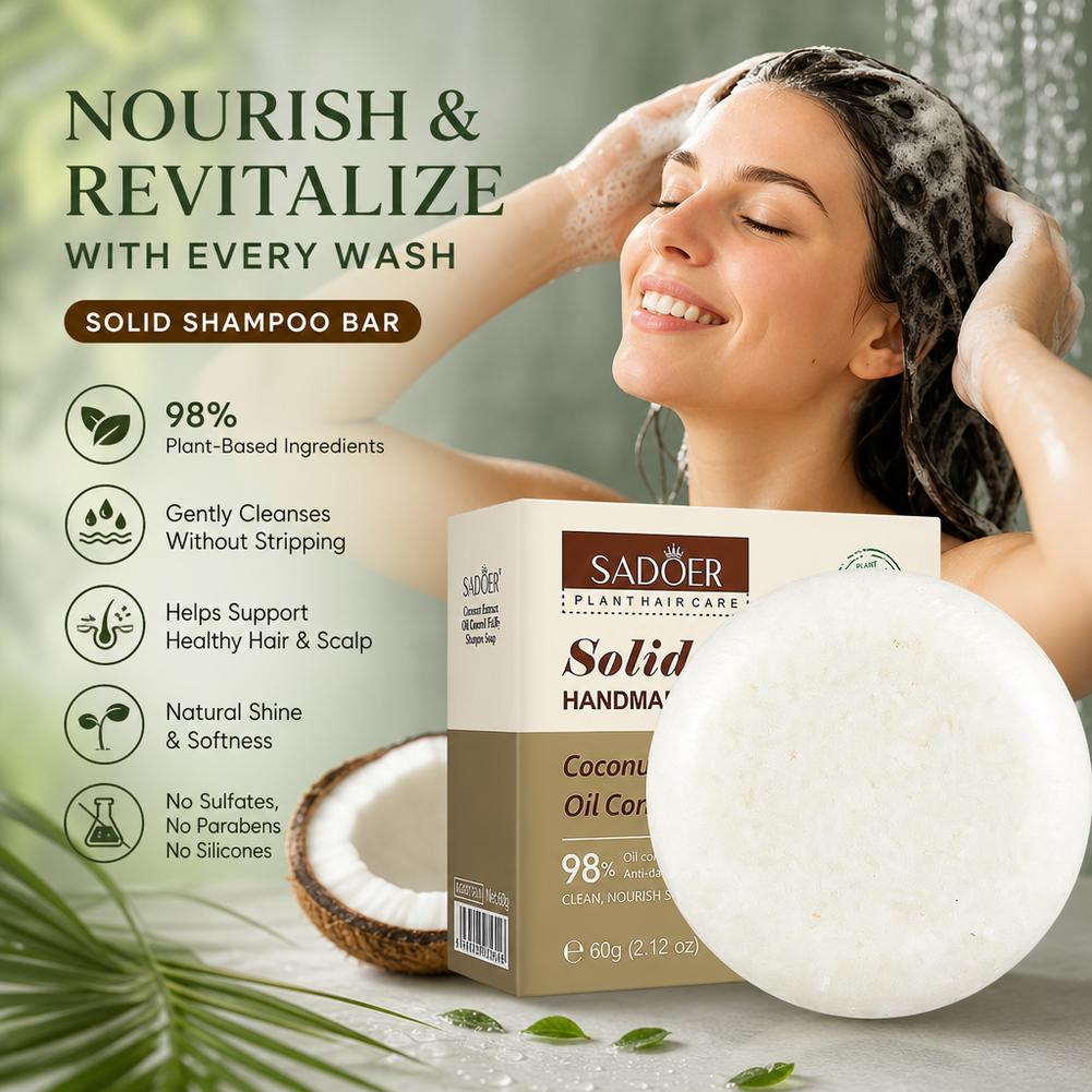 Natural Coconut Shampoo Bar fo - Hair Care Dandruff ulasan dan harga
